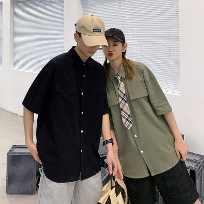 潮流煥新，舒適隨心 純棉寬松韓版長袖襯衫，定義青年男裝新風尚